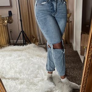 rue 21 light blue jeans.